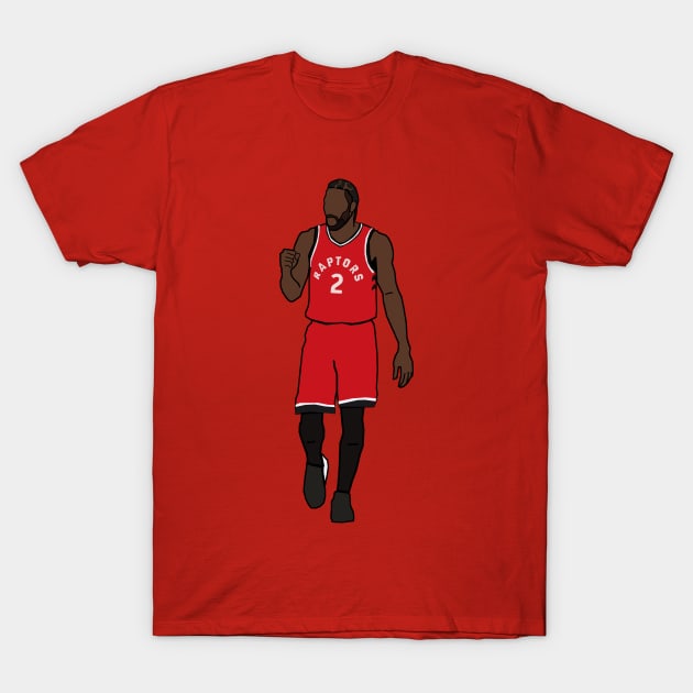 Kawhi Leonard - NBA Toronto Raptors T-Shirt by xavierjfong